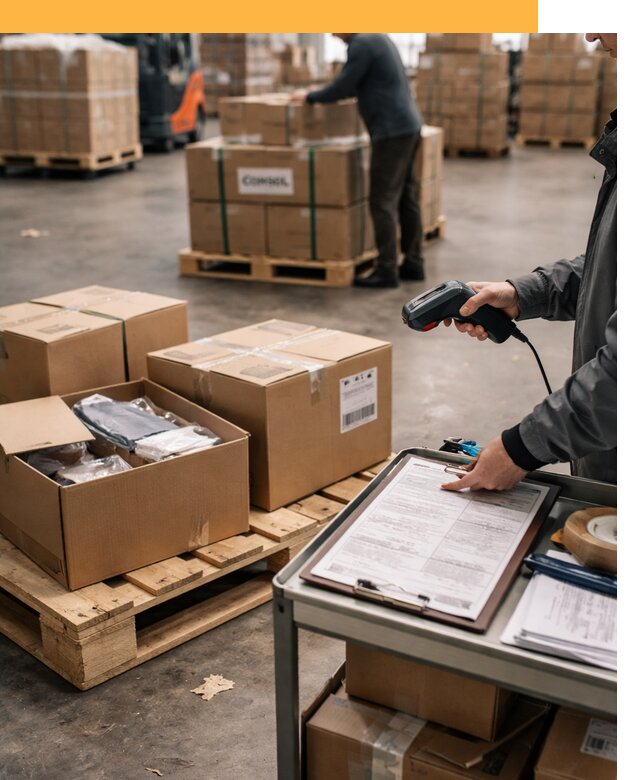 Сборные грузы из Китая: доставка, склад и таможня от 18484