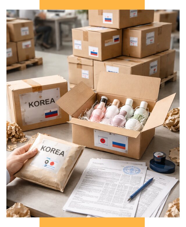 Доставка косметики из Кореи от 8729 р. под ключ | СетСервис-Азв