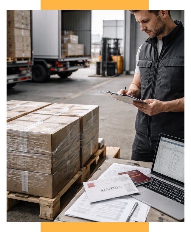 Доставка в Австрию от 66749 р. Логистика и экспорт СетСервис-Азв