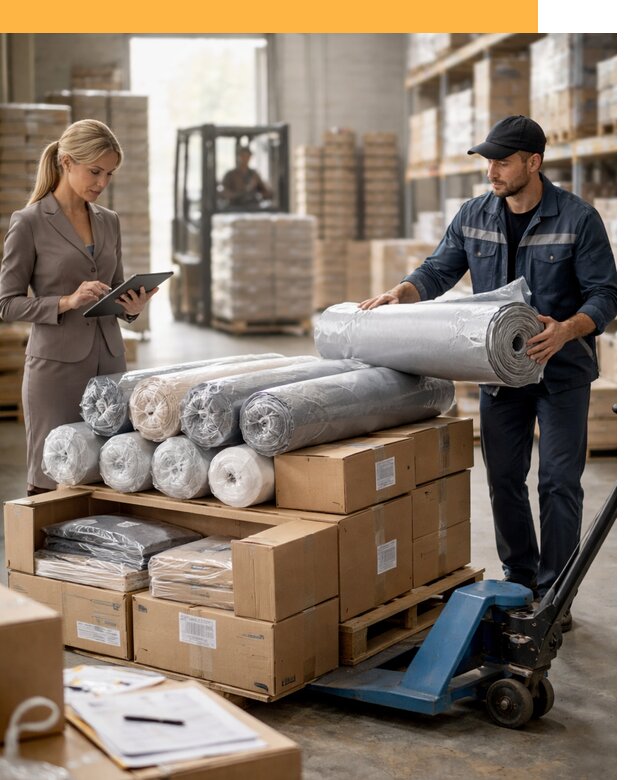 Перевозка текстиля по миру от 15404 руб. с таможней и страхованием