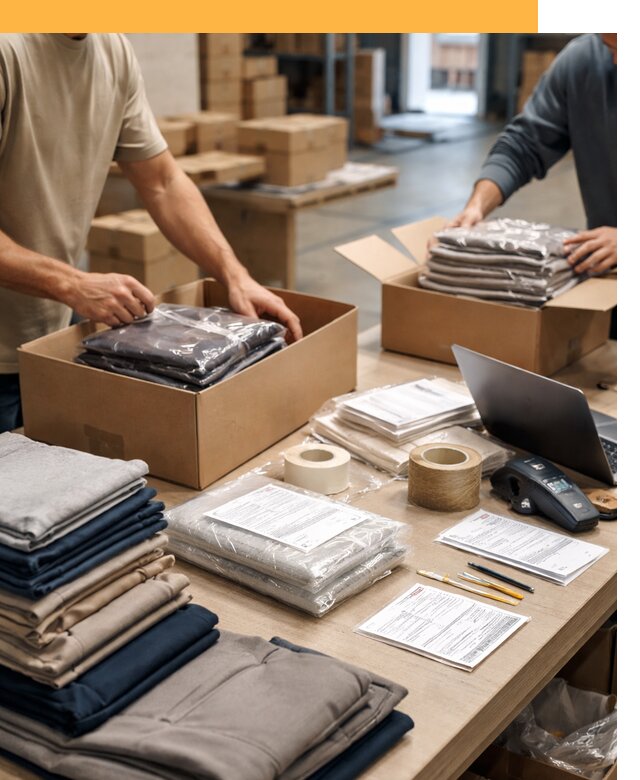 Перевозка одежды по миру от 7702 руб. с таможенным оформлением