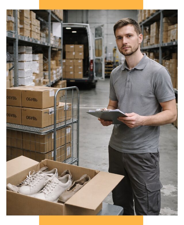 Доставка обуви из Китая и Турции от 4621 р. СетСервис-Азв