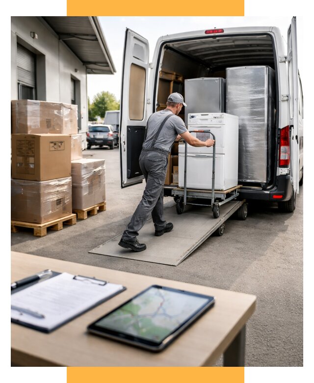 Перевозка бытовой техники от 6675 р. - логистика СетСервис-Азв