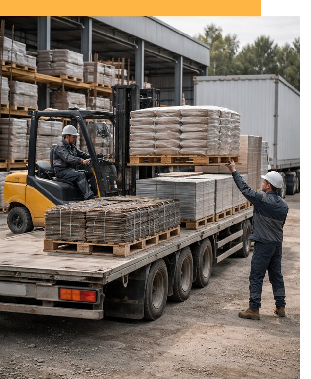 Перевозка строительных материалов по миру от 5648 руб