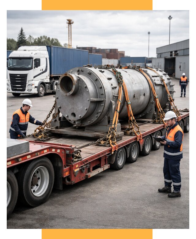 Перевозка тяжеловесных грузов под ключ от 154035 р. | СетСервис-Азв