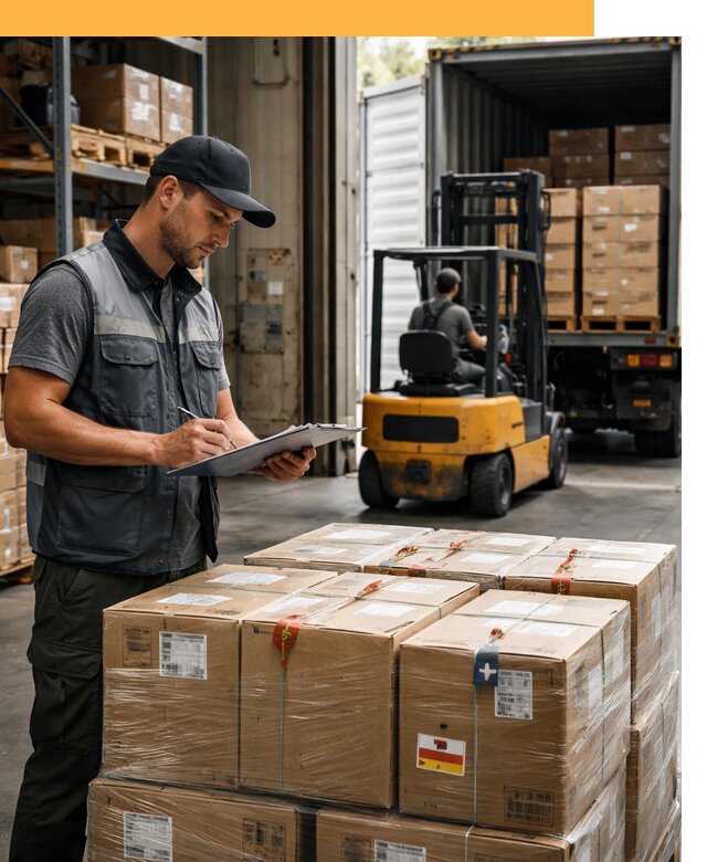 Реэкспорт товаров с таможенным оформлением и доставкой от 12323