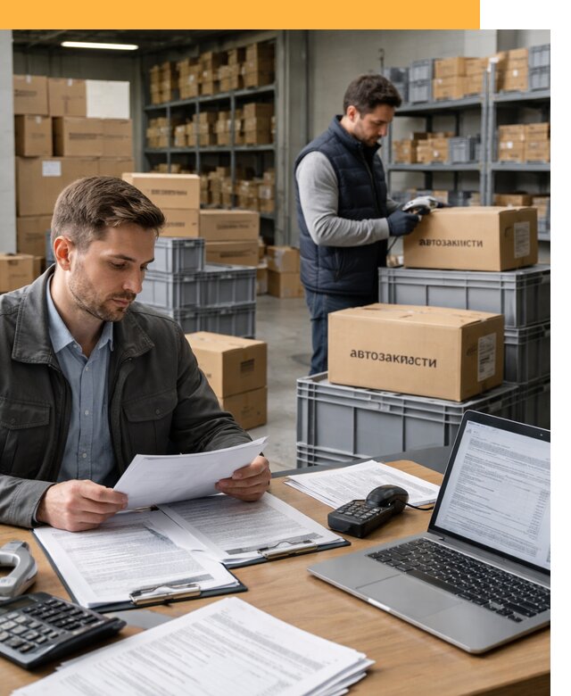 Таможенное оформление автозапчастей по выгодным тарифам от 8729