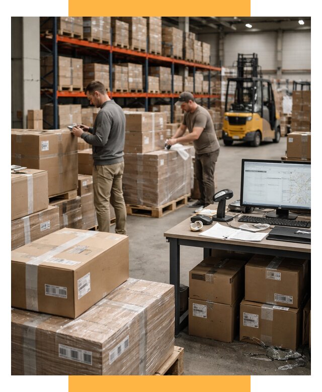 Склад консолидации в Европе от 6675 р., услуги СетСервис-Азв